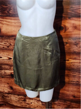 Women's Fame and Partners x Free People Mini Skirt Olive Size 2